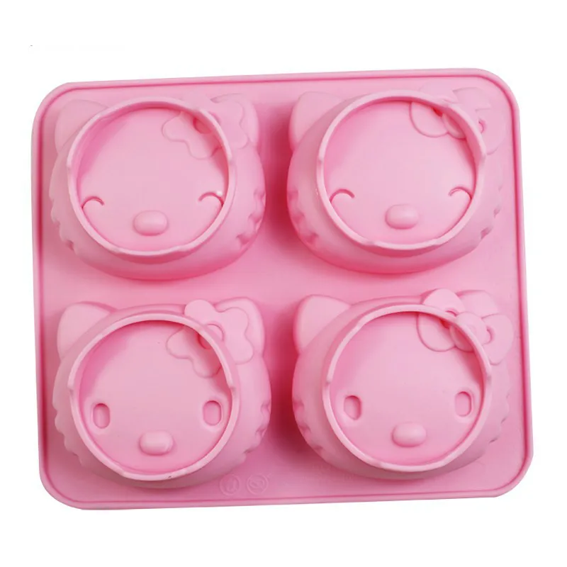 Hot Sale Silicone Hello Kitty Mold Cake Decorating Tools Bake Injector