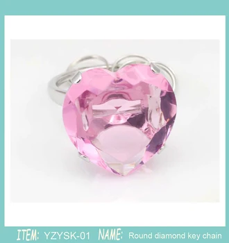 

50pcs Consignment Wedding gift Diamond ring shape keychain Key accessories wedding favors and gifts for guest married Favors