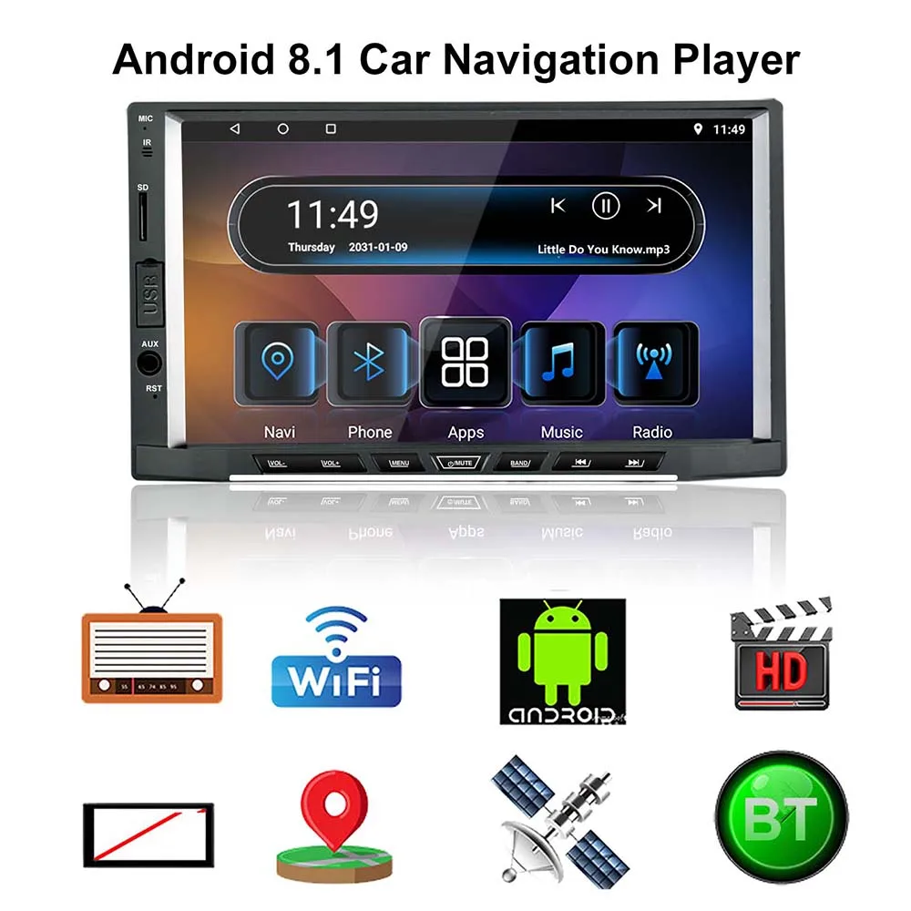 Flash Deal Auto 2 Din Android 8.1 Car Radio Stereo 7 inch IPS Universal Car Player GPS Navigation Wifi  Audio Octa Core with 2G DDR3 no dvd 1 Flash Deal Auto 2 Din Android 8.1 Car Radio Stereo 7 inch IPS Universal Car Player GPS Navigation Wifi  Audio Octa Core with 2G DDR3 no dvd 1