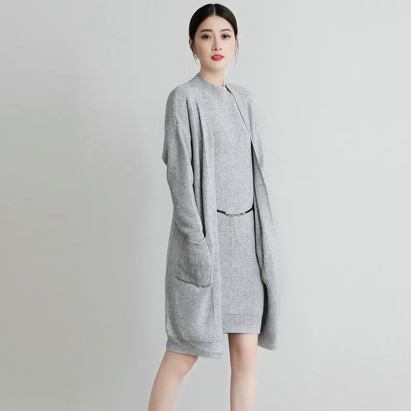 Aliexpress.com : Buy 2PICS Women Cardigans Big size Long
