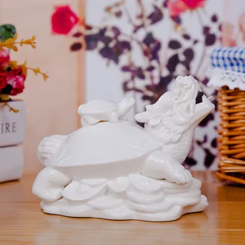 

ceramic ortoise Sea turtle home decor crafts room decoration ceramic handicraft ornament Dragon turtle porcelain animal figurine