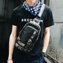 Tidog Корейская мужская модная универсальная Повседневная нагрудная сумка