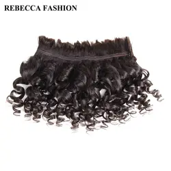Ребекка бразильского remy свободная волна массового Человеческие волосы для плетения 1 Комплект Бесплатная Доставка от 10 до 30 дюймов без