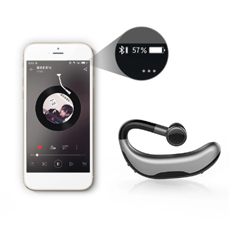 

F600 wireless Bluetooth earphone Bluetooth universal business long standby Hanging ear sports sweatproof Bluetooth headset