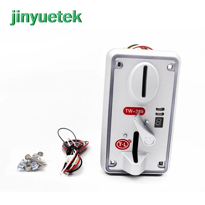 

Excellent price insert coin pusher machine arcade multi coin selector acceptor operator games timer control box Stainless steel