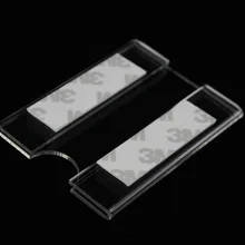 10*15 см 20 шт 2 мм клейкая настенная полка Знак крышка рамка акриловый держатель для этикеток цена бирка имя карты Этикетка Рамка