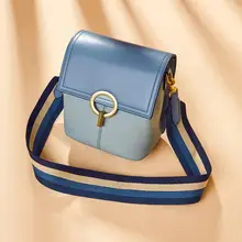 FoxTail& Lily летняя Новинка, натуральная кожа, панельные сумки-мессенджеры, Женская Кожаная Мини сумка через плечо, маленькая сумка-мешок