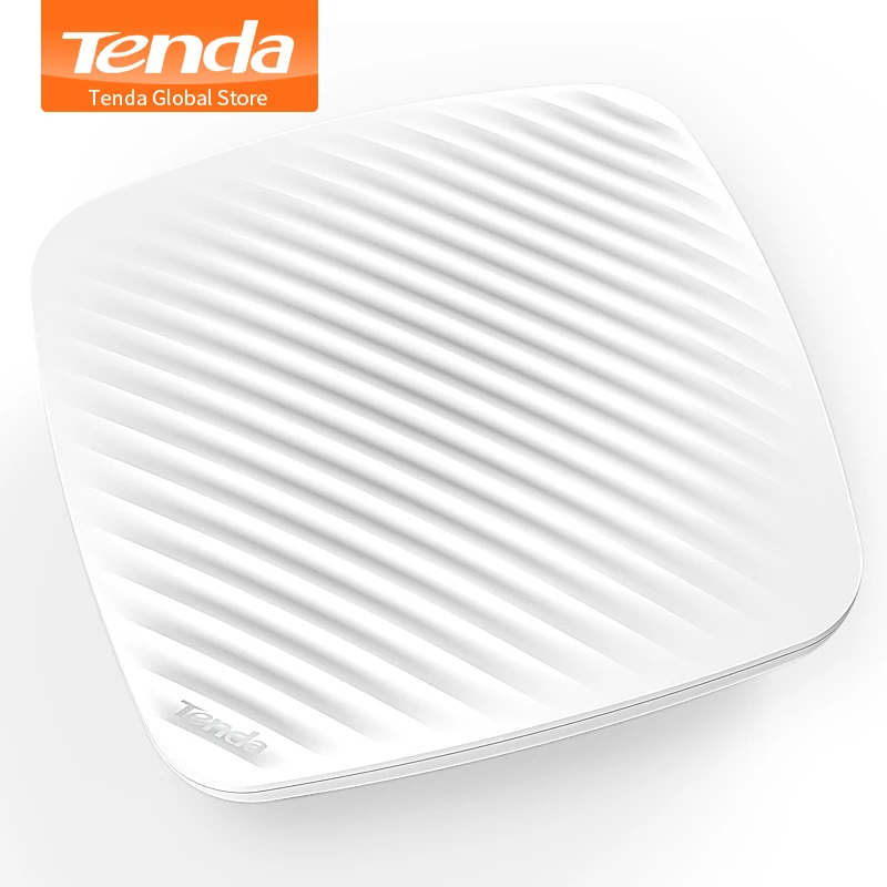 Tenda i21 1200Mbps Dual Band Wireless Wifi Indoor Ceiling AP,Wifi Signal Amplifier Access Point for Restaurant/Office/Cinema/Bar