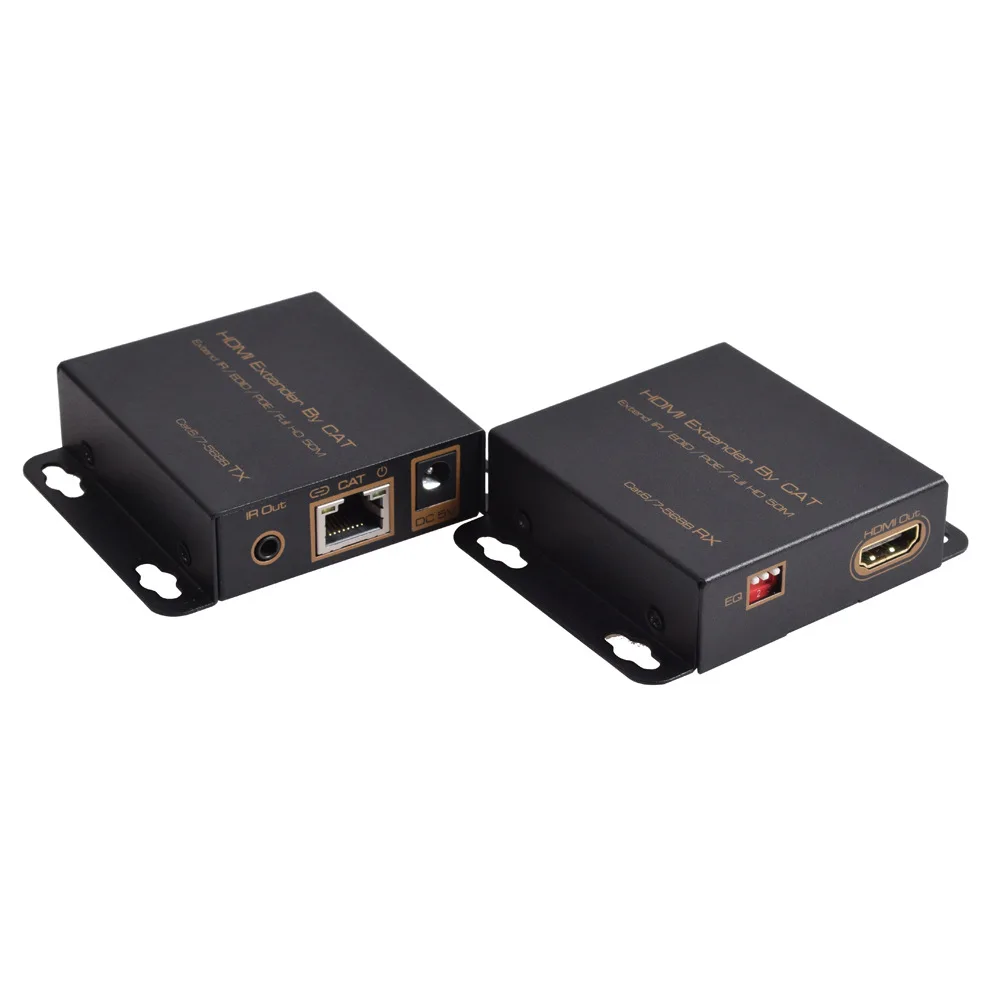 1 Set HDMI extender by IR Rj45 cat6/5e up to 50M with HDMI