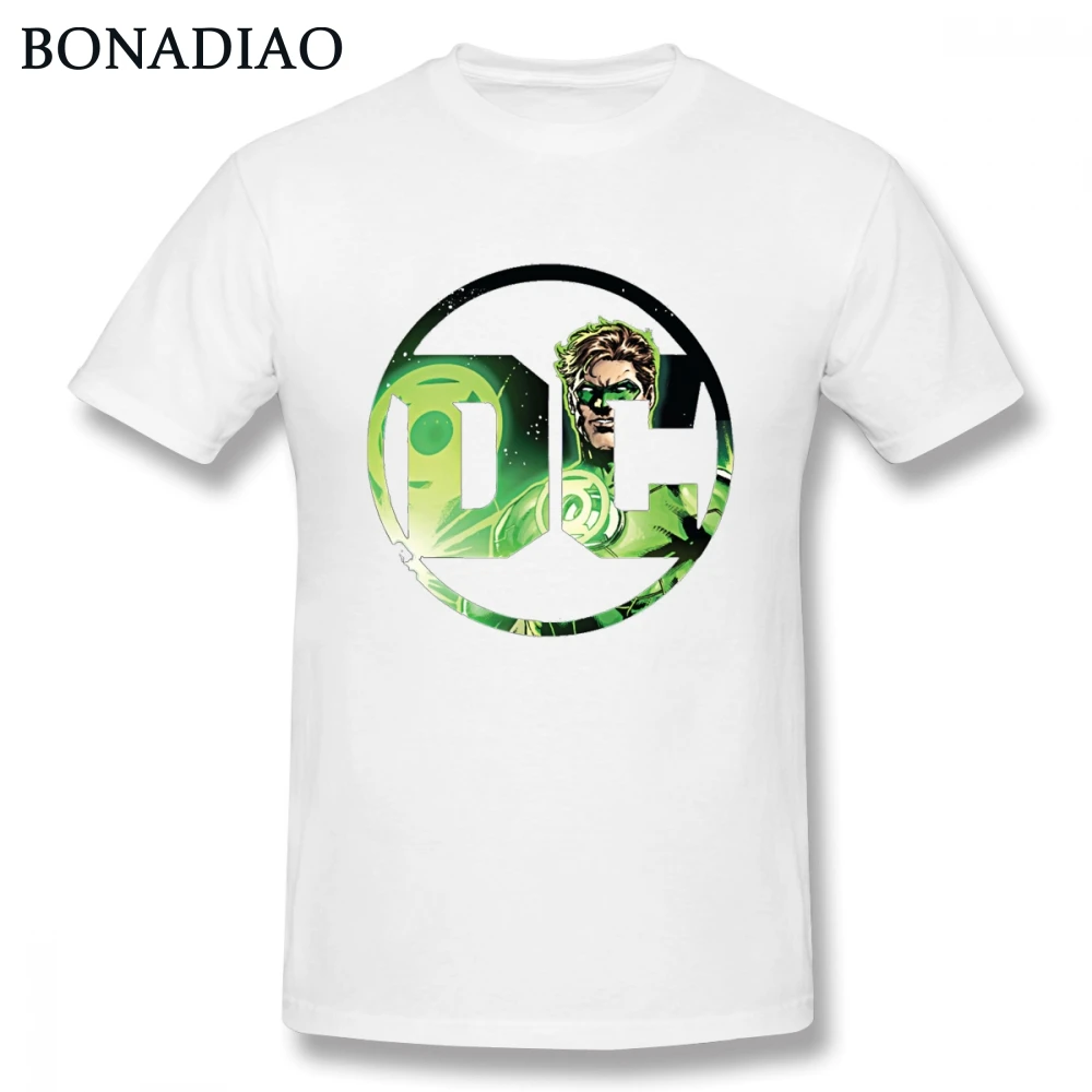 

DC Comics Hero Green Lantern T Shirt Fashion Streetwear Short Sleeve Round Collar Big Size Tee Shirt Wholesale