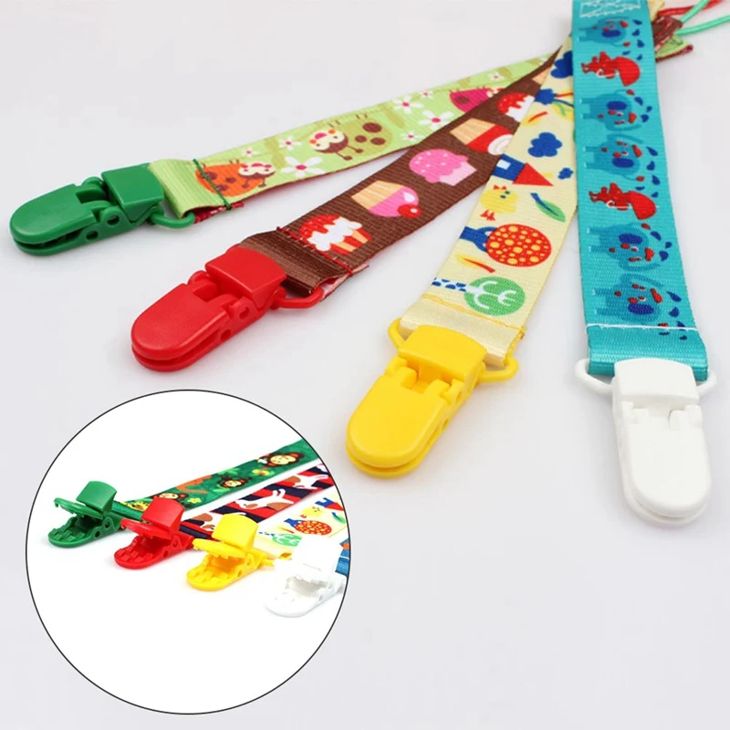 

6PC New Baby Pacifier Clip Pacifier Chain Dummy Clip Nipple Holder For Nipples Children Pacifier Clips Teether Anti-drop Rope