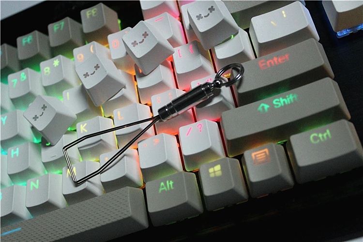 MP 108/87 клавиши прозрачная подсветка PBT кейкап для Corsair STRAFE K65 K70 Logitech G710 + Проводная