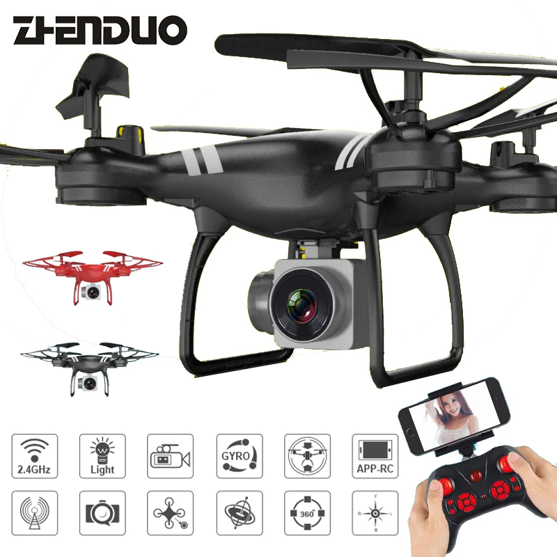 

2018 KY101 RC Drone Wifi FPV HD Adjustable Camera Altitude Hold One Key Return/Take Off RC Quadcopter Drone VS X5 Toys
