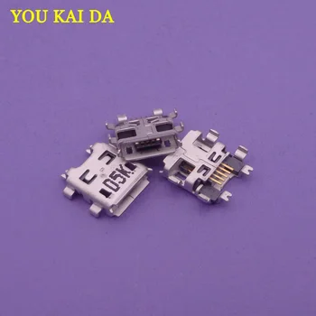 

50PCS High Quality Micro mini USB Data Type B Female 5 Pin table Socket 4Legs SMT SMD Cellphone Soldering Connector Jack Plug