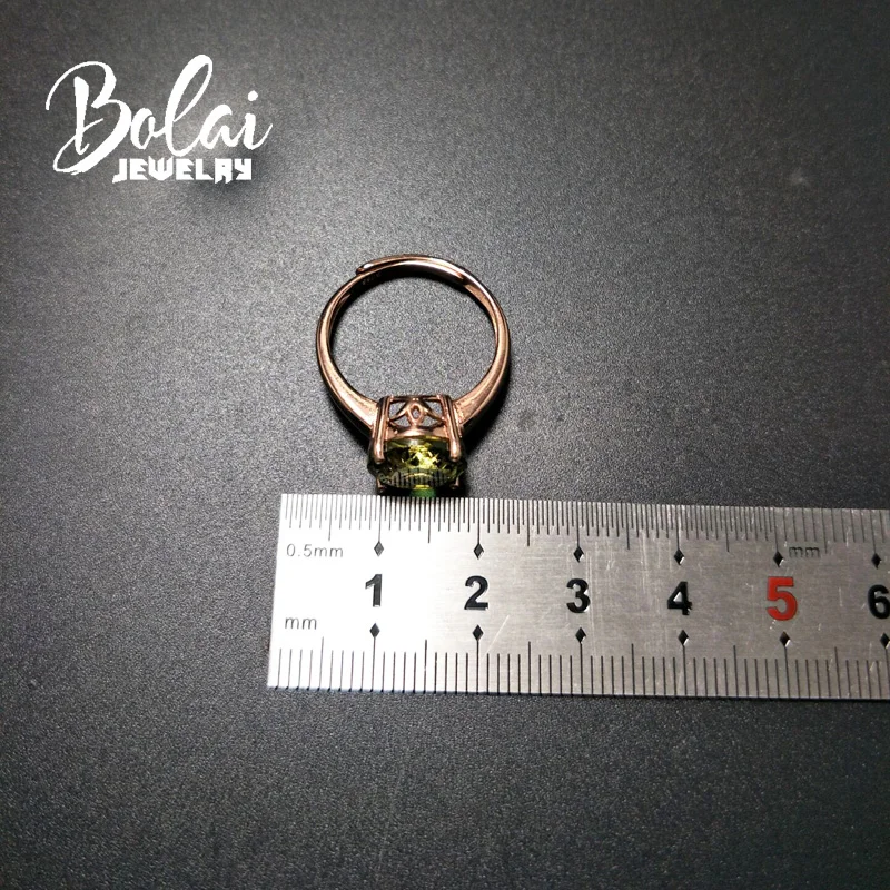 Bolaijewelry, кольцо из зултанита, 925 пробы, серебряное, создаваемое, меняющее цвет, драгоценный камень, элегантный дизайн, хорошее ювелирное изделие для женщин, повседневная одежда