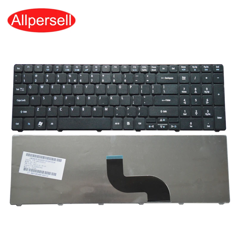 Клавиатура для ноутбука Acer 5810 5741 5742G 5733Z 5552 5810T 5750G совершенно новая Черная |