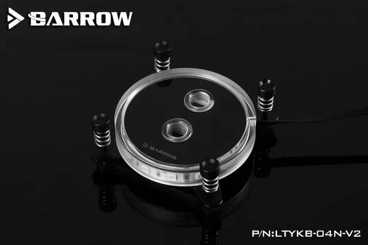 Barrow LTYKB 04N V2 для водяных блоков ЦП Intel Lga115x акриловый микрорежущий водяной
