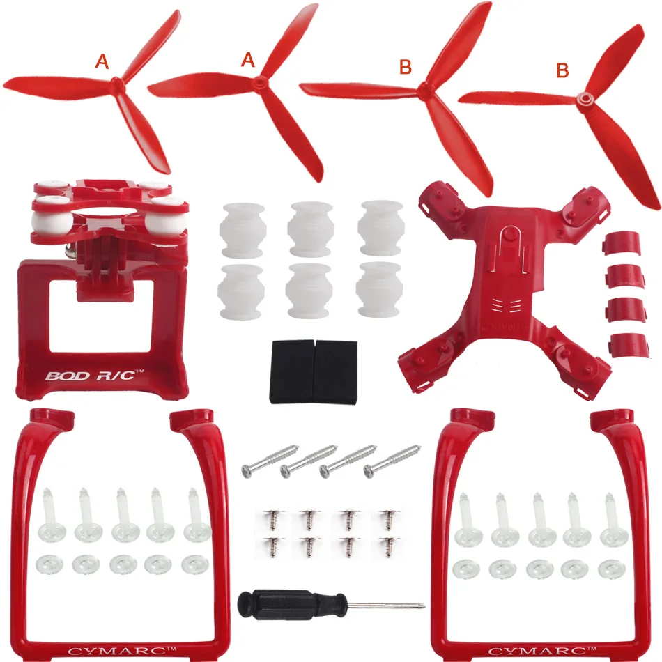 Шасси для ножек камеры MJX B2SE B2W B2C ( Bugs 2)|landing gear|gimbal mountgear landing |