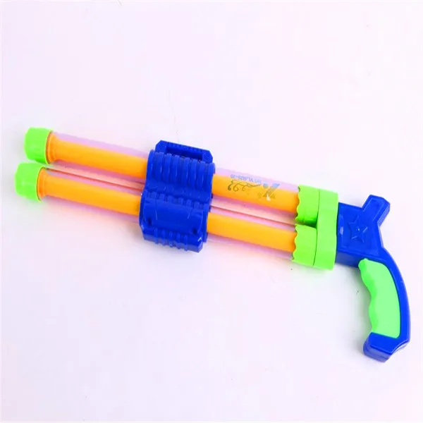 

1pcs lengthened double nozzle gun child drifting pull-gun swimming toys Toy Guns new Double / Single Water Gun Children's toy