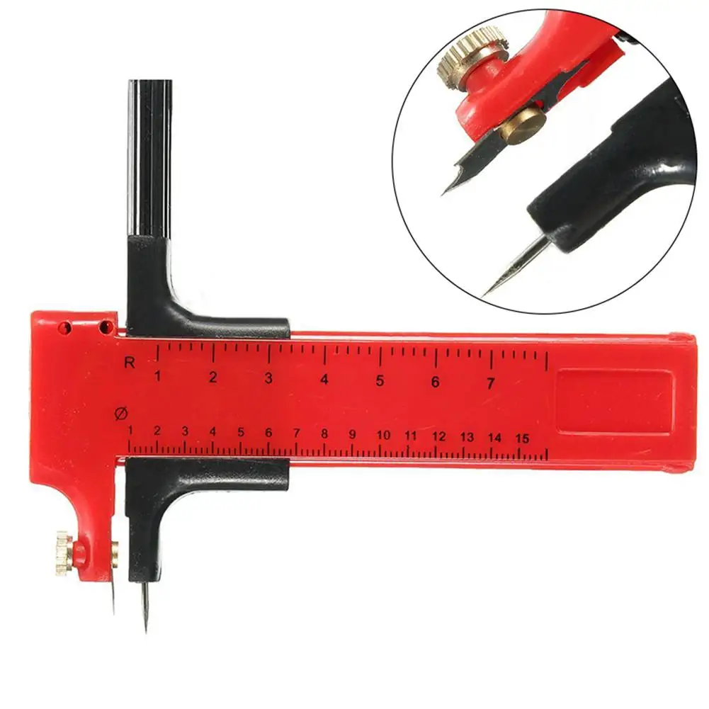 

Compasses Circular Cutter DIY Tool Building Model Material Cutter Covering Paper Plastic Board Round Cutting Tool 10-150mm #15