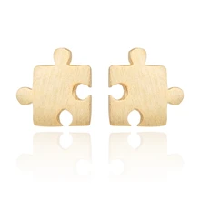 Shuangshuo, винтажные головоломки, игрушки, серьги-гвоздики для женщин, матовая головоломка, серьги, серьги геометрической формы, модные ювелирные изделия, серьги oorbellen