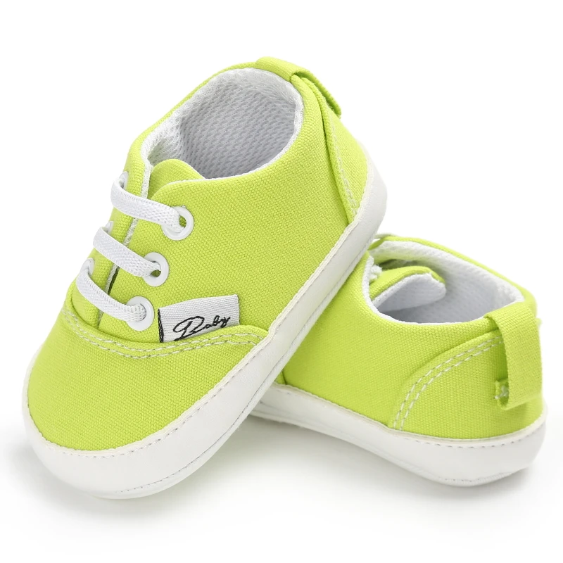Детская обувь для мальчика и девочки с мягкой подошвой для новорожденных, детские кроссовки, от 0 до 18 месяцев