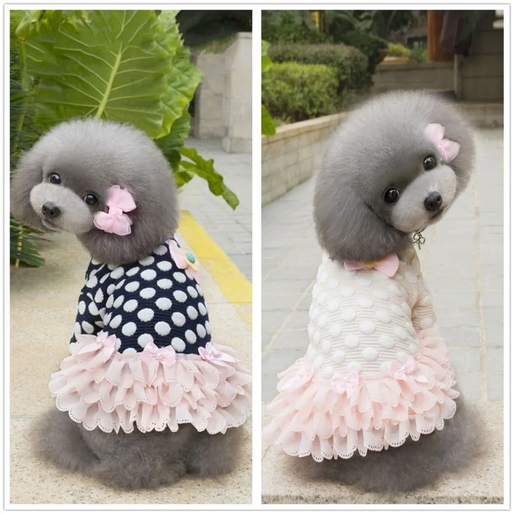 Buy Dog Baby Pet Dog Clothes Pet Princess Dress Teddy