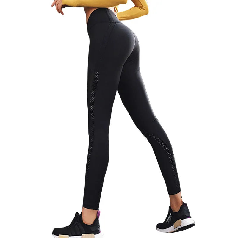 TOIVOTUKSIA  Push Up Fitness Leggings Women High Waist Workout Legging with Pockets Fitness Brand Leggins Pants Women
