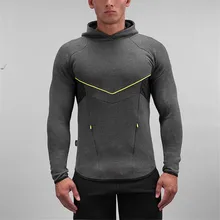 

Men Hoodies Brand Clothing 2017 New Fitness Men Hoody Zipper Casual Sweatshirt Muscle Men's Slim Fit Hooded Jackets