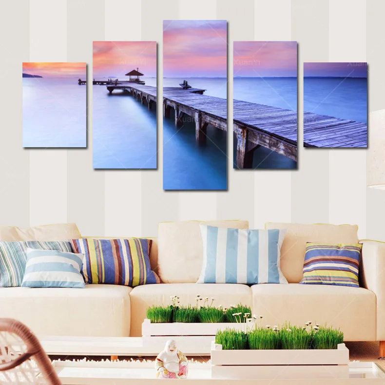 painting 5 panels for wall decor Canvas Print art Print Canvas Wall Art