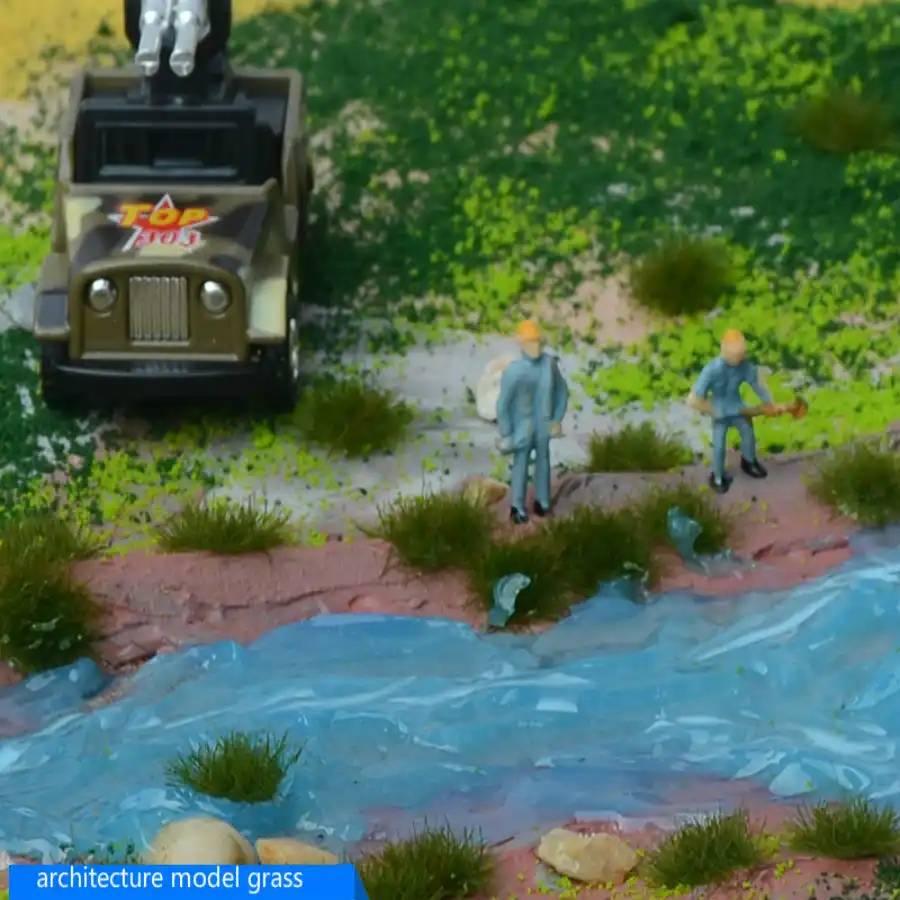 architecture model diy grass for ho train layout Sand Table Scenery