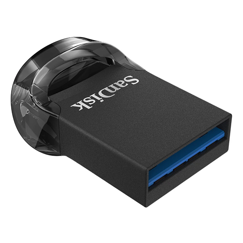 USB флеш-накопитель SanDisk FIT, USB3.1, 256 ГБ, 128 ГБ, 64 ГБ, 32 ГБ, 16 ГБ, флеш-накопитель, usb флешка, u-диск, флешка, 64 ГБ для ПК