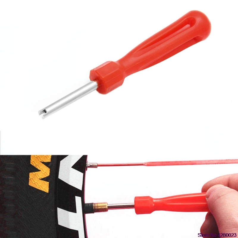 

2019 New Bike Bicycle MTB Schrader Valve Gas Nozzle Removal Screwdriver Tire Repair Tool practical