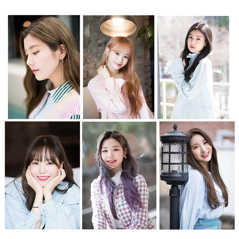 

25Pc/Set IZONE New Album Lomo Card Set Photo Card PVC Crystal Card Stickers For Bus Student Card