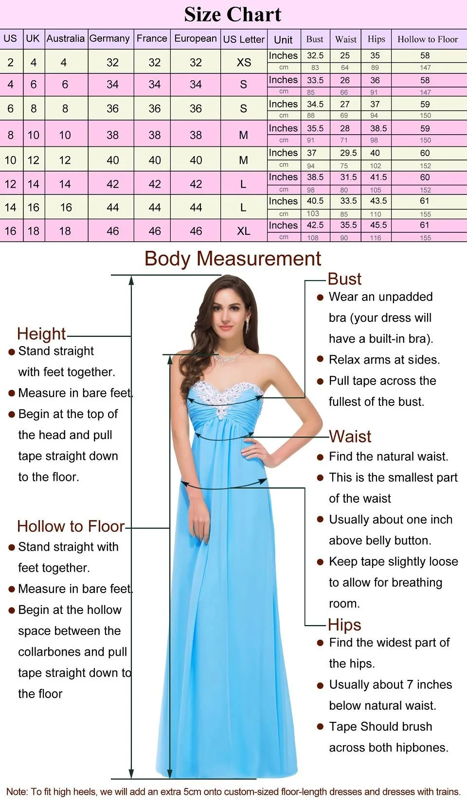 New Size Chart