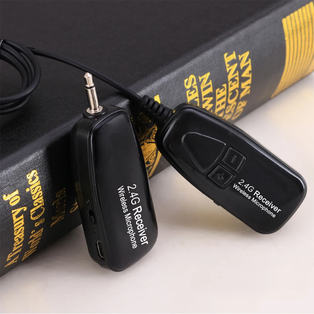 Lavalier 2.4G Wireless Microphone Clip MIC Speech Headset Megaphone Mic For Loudspeaker Teaching Meeting Tour Guide Microphone (12)