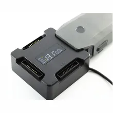 4 в 1 Mavic Pro батарея стюард параллельная зарядная плата аксессуары зарядное устройство адаптер с цифровым дисплеем для DJI Mavic Pro Дрон
