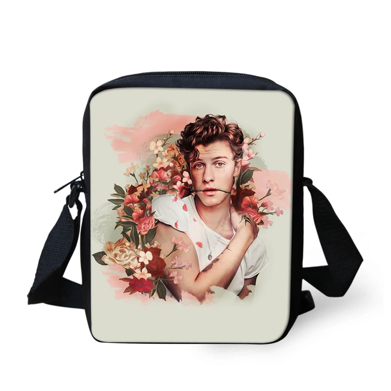 Thikin Mendes Shawn Shoulder Bags Children Messenger Bag Crossbody Phone Bag for Girls Phone Bag Shopping Bags School Bags