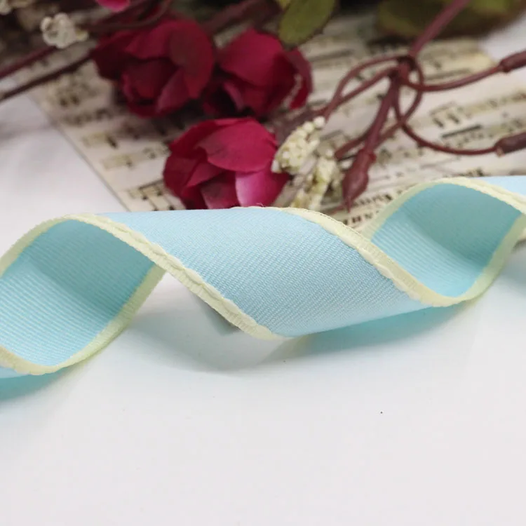 light blue 5 ярдов 1''25 мм прыгающая линия корсажная атласная лента для украшения свадебной вечеринки подарочная упаковка Рождественская лента DIY бант для волос аксессуары - Цвет: light blue