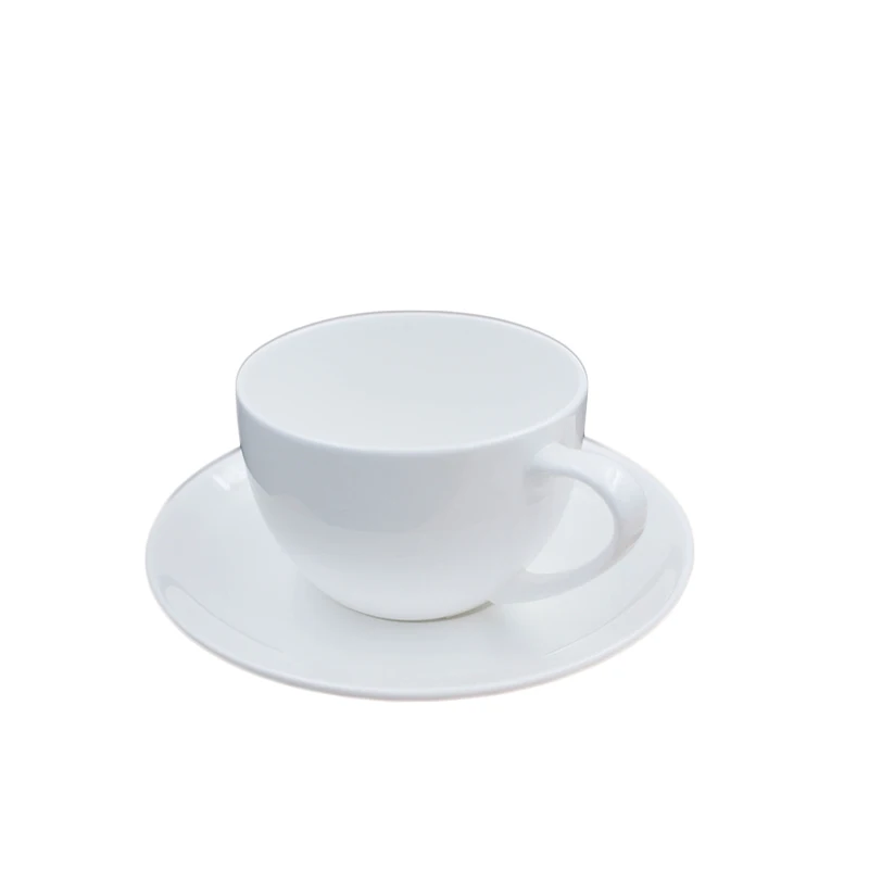 100ML Brief Ceramic Bone china Espresso Coffee Cup with Saucer Kit