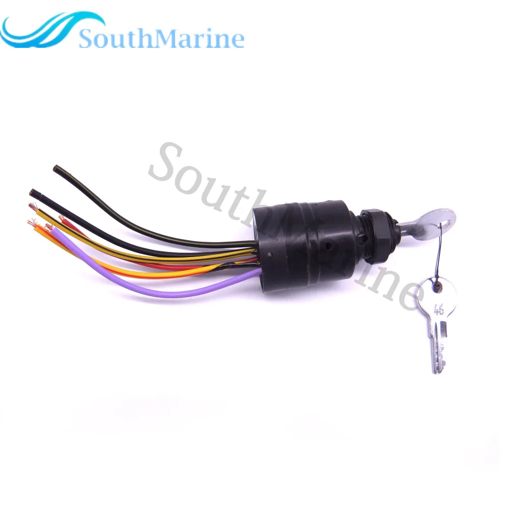 Boat Engine 8717009A2 Ignition Switch 3 Position 6 Wire for Mercury