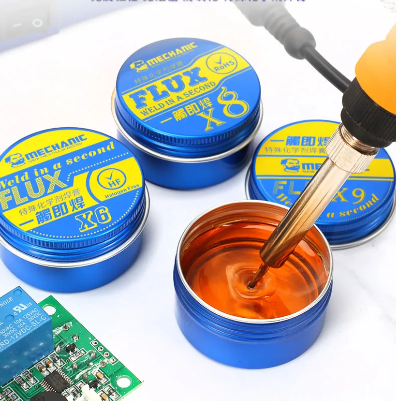 

MECHANIC Original Welding Flux Rosin Solder Paste Environmental Lead-free Halogen-free Welding Oil