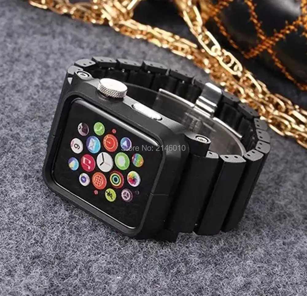 Алюминий ремешок для наручных часов чехол сопутствующий браслет, ремешок для наручных часов Apple Watch iWatch 38, 42 мм, версия 1, 2, 3