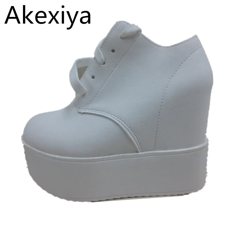 MIUBU/обувь на танкетке и высоком каблуке Zapatos Mujer Женская парусиновая обувь