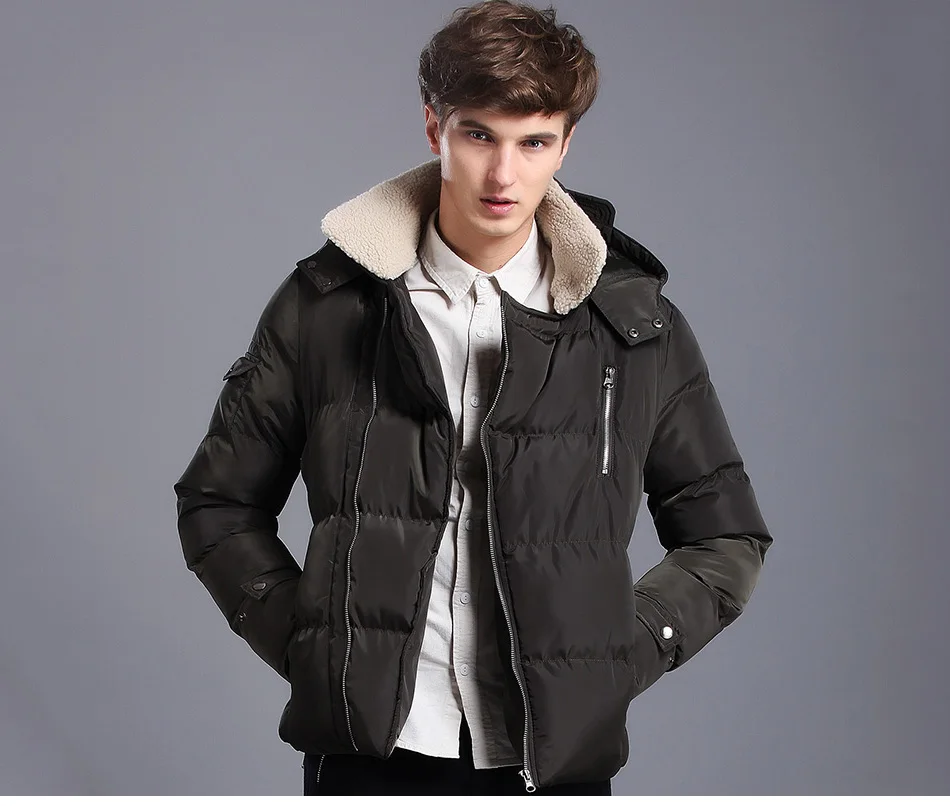 Winter Men Jacket Slim Down Jacket Men's Jacket Thermal Comfort Men's Coat Men's Down Jacket Male Windproof Parka (5)