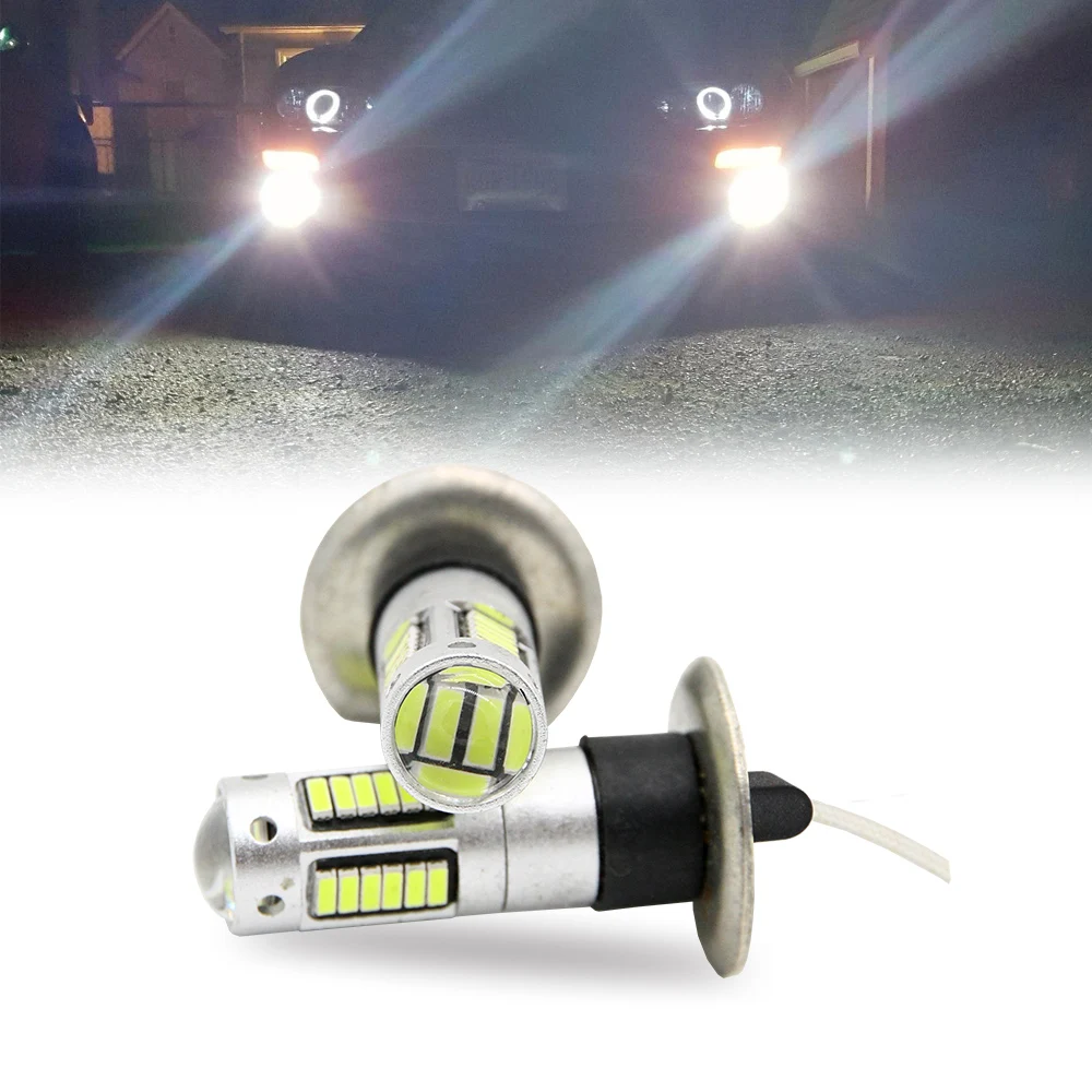 Car Fog Driving Light Bulb White Car Light Source H3 DC 12V Auto Car