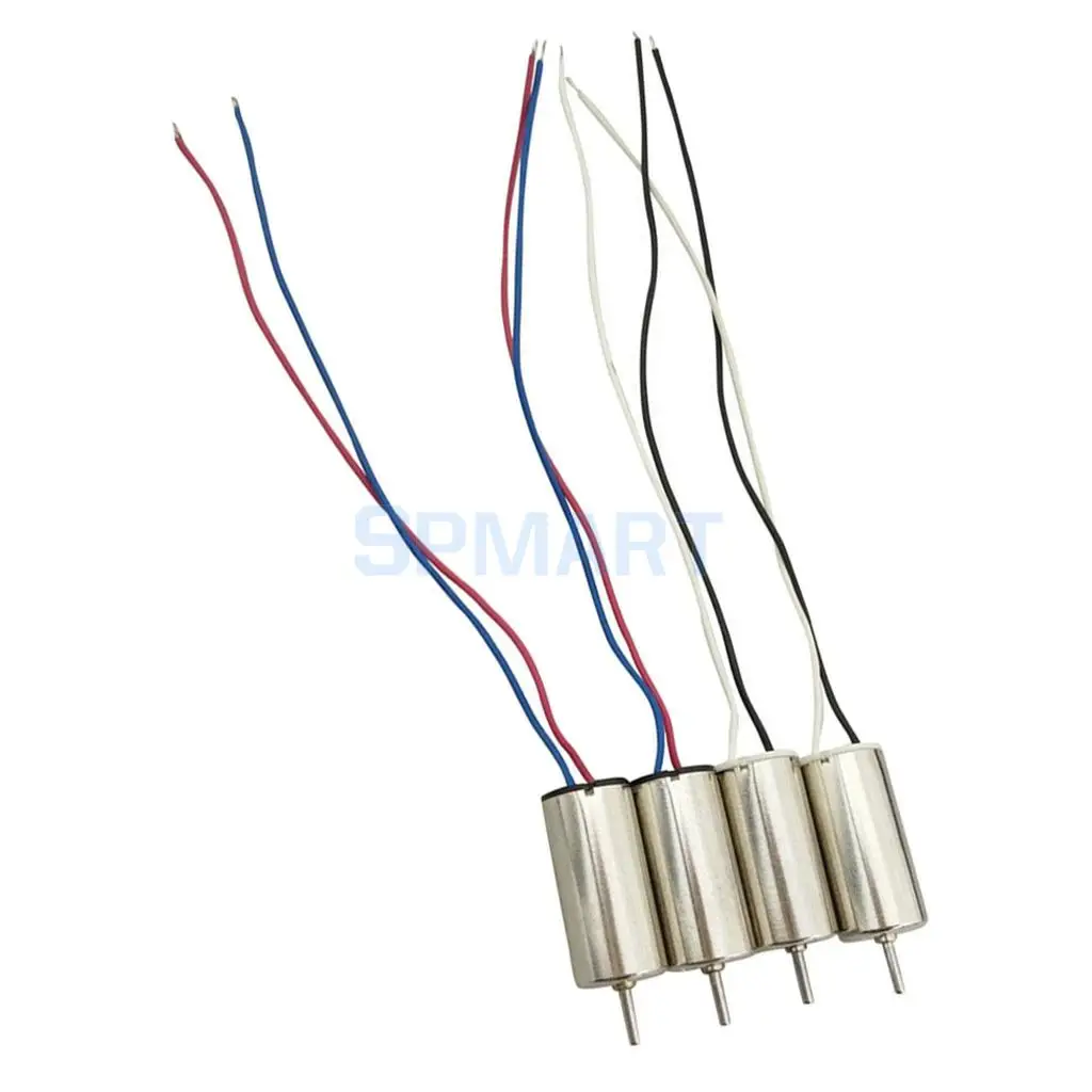 4Pc CW CCW Drone Motors Spare Parts for RC SYMA X22 X22W Quadcopter Aicraft Model Accs