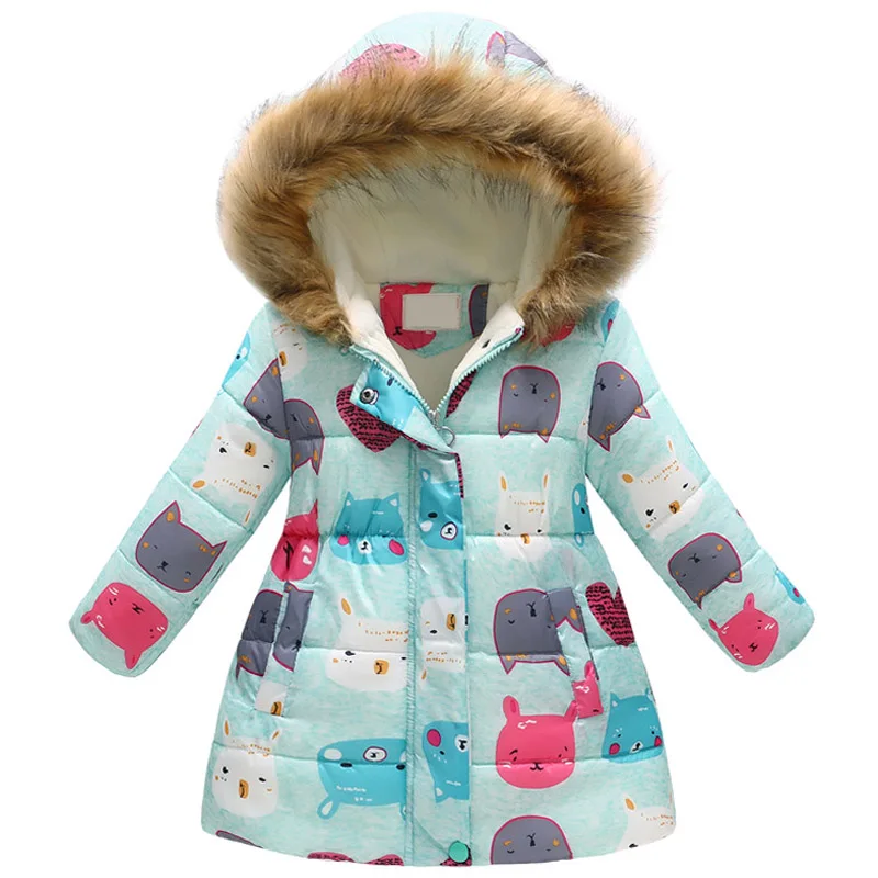 35 цветов, зимнее Детское пальто теплая куртка для маленьких девочек и мальчиков детская модная верхняя одежда с принтом Детский Рождественский костюм для детей - Цвет: as picture