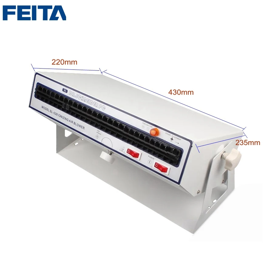 

FEITA SL-028 Ionizing Air Blower Anti-static Ion Fan Removes Electrostatic Dusting for Electronic and Medical Equipment