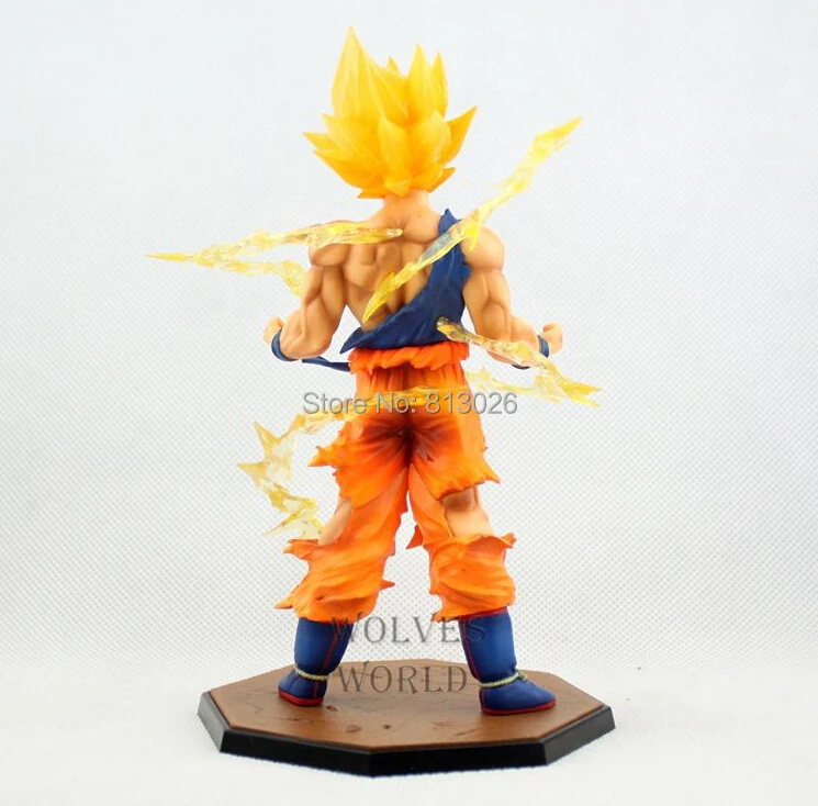 17 см Драконий жемчуг Z Super Saiyan Goku Son Фигурка Гоку в действии ПВХ Коллекционные